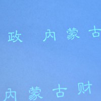 三彩图案防伪（一、二 线防伪）